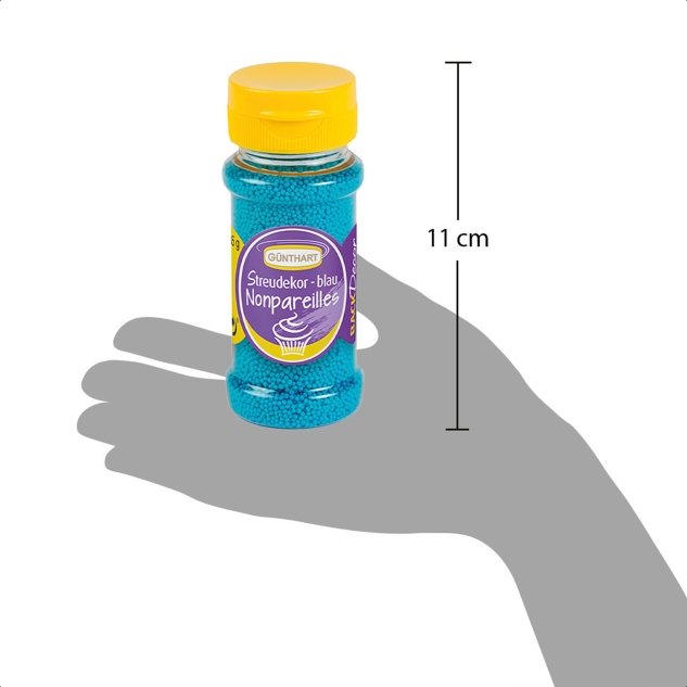 BackDecor Streudekor Nonpareilles blau, 85g 