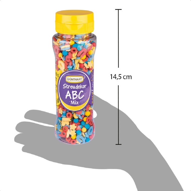 BackDecor Streudekor ABC-Mix, 95 g 