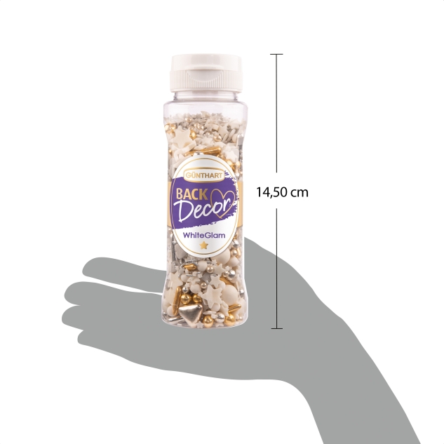 BackDecor Premium Streuselmix White Glam, 100 g 