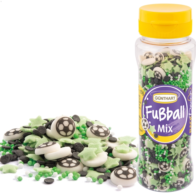 BackDecor 115 gr Fußball Streusel aus Zucker 