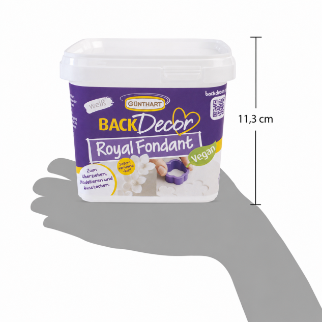 BackDecor Royal Fondant weiß, 800g 