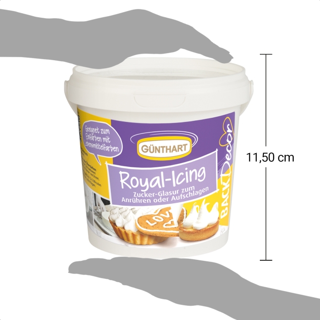 BackDecor Royal Icing, 300g Eimer 