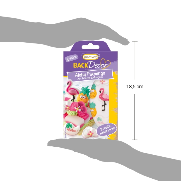 BackDecor VKE mit 15 Packungen, Aloha Flamingos 