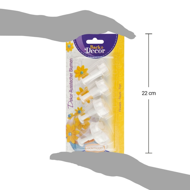 Fondant Ausstecher Set Blumen 