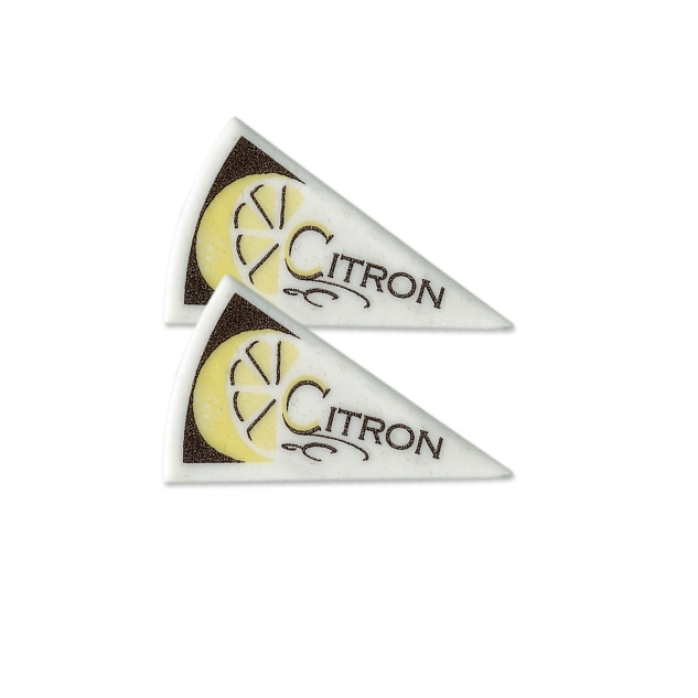 120 Deko Citron aus Dekormasse 