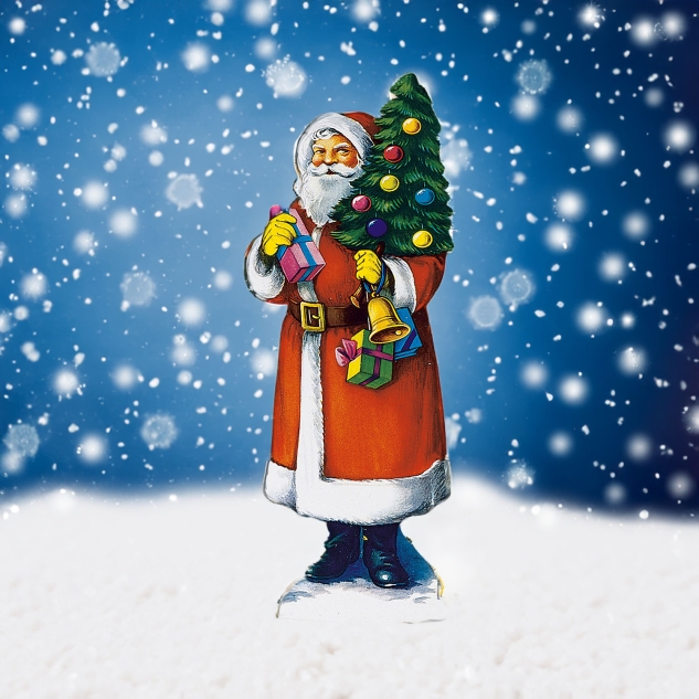 Günthart 100 Nikolaus Bilder aus Papier, 15cm 