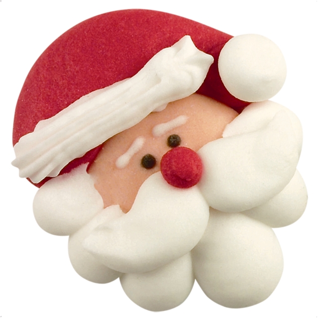 48 Nikolaus Gesicht aus Zucker 