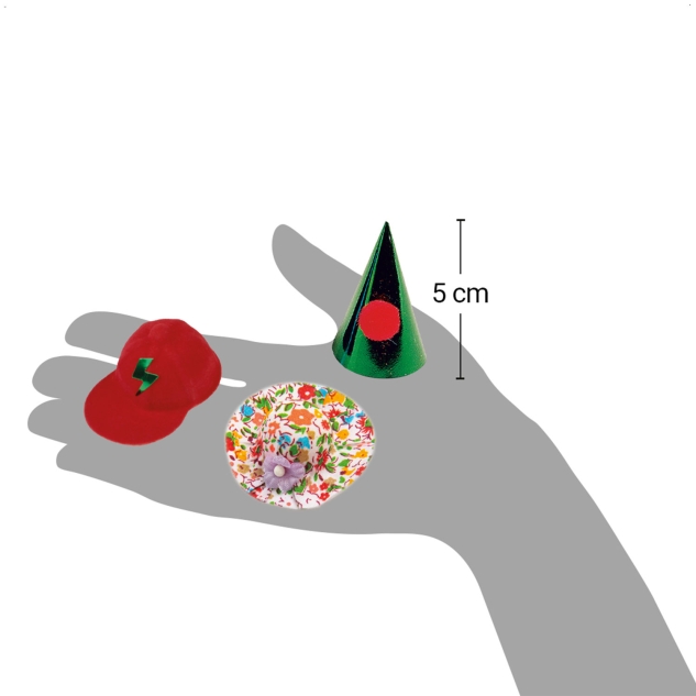 Günthart 20 kleine Hütchen für Kleingebäck, Größe 50 mm 