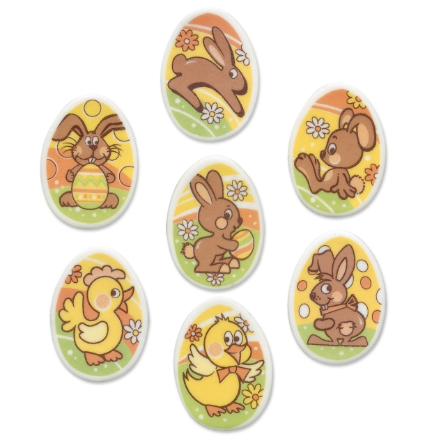 Günthart 100 eiförmige Dekorschilder Ostern 