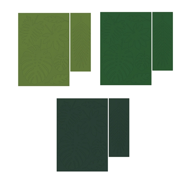 1 Aloha Papier Dekorationset - Tropische Blätter 