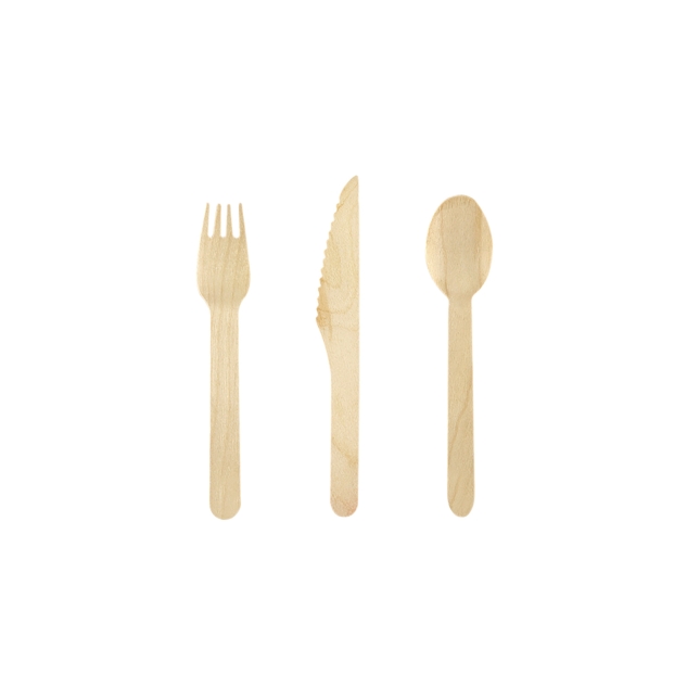 Holzbesteck Woodland, 16 cm 