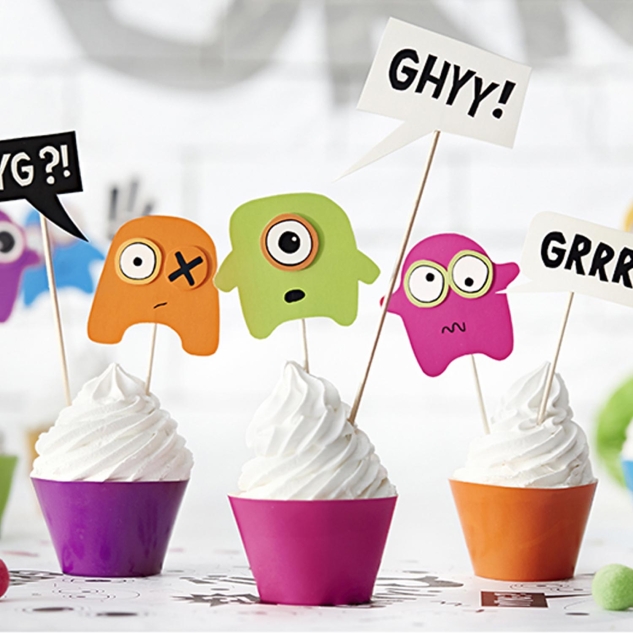 Cake Topper Set Sprechblasen 