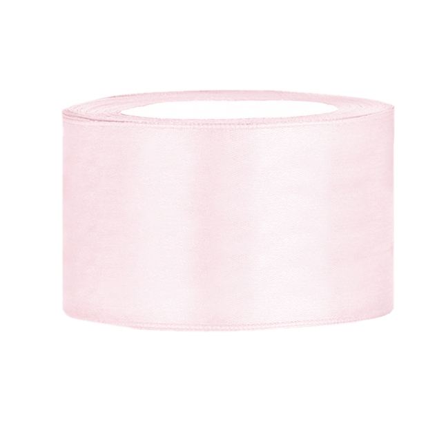 Satinband puderrosa B:38mm, L:25m 