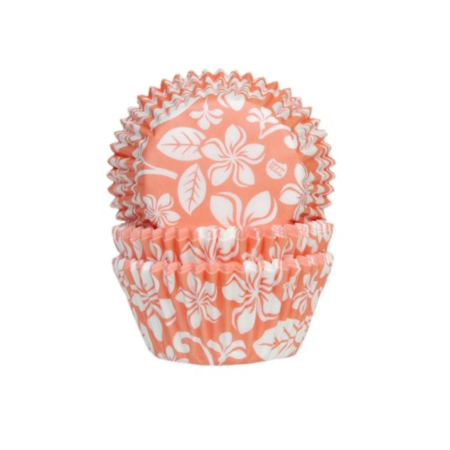 50 Muffinförmchen Hawaii Beach, orange 