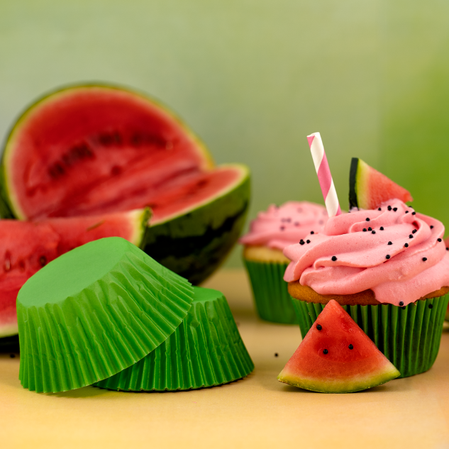 50 Muffinförmchen, grün 