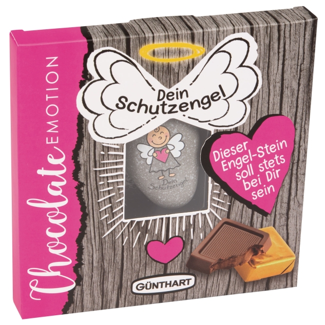 12 Stück Chocolate Emotion Präsent Schutzengel 