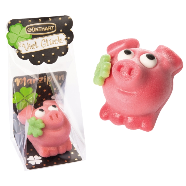 Günthart 15 Marzipan Schweinchen einzeln verpackt 