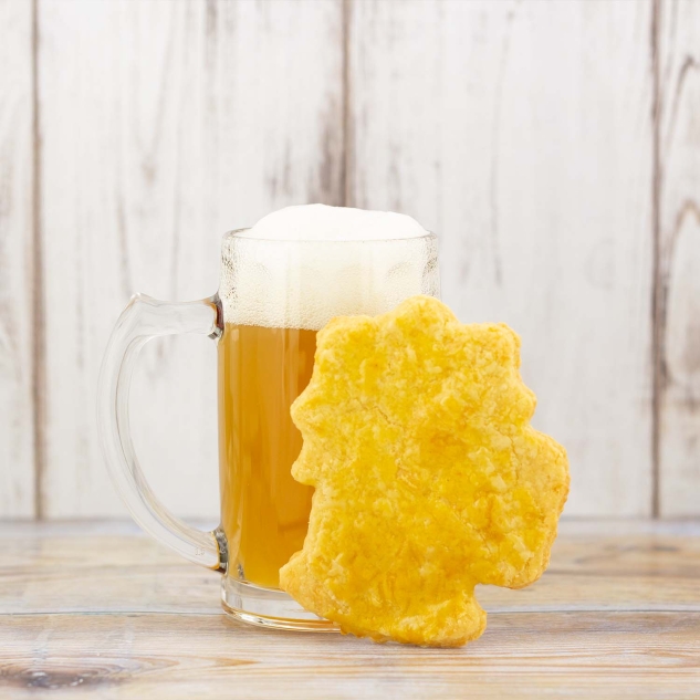 1 Keks - Ausstecher Bierkrug 