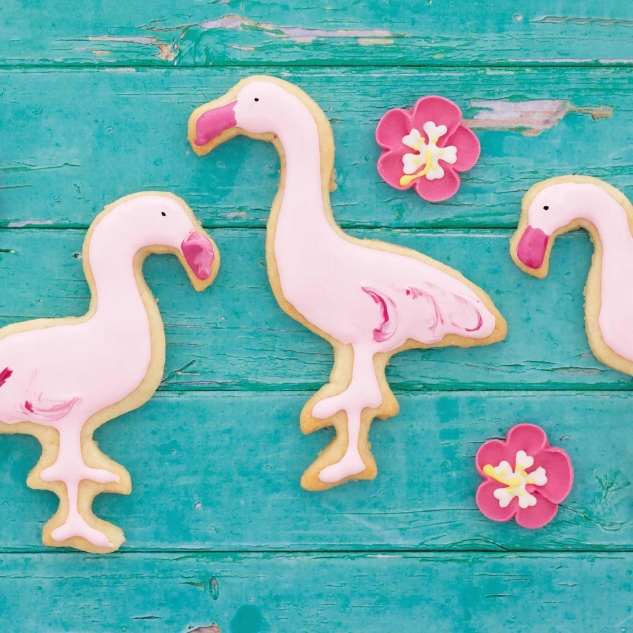 1 Keks - Ausstecher Flamingo 