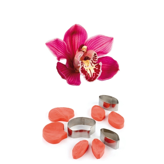 1 Veiner/Prägewerkzeug Orchidee 