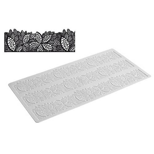 Silikonmatte Tricot Decor - Blätterdeko 
