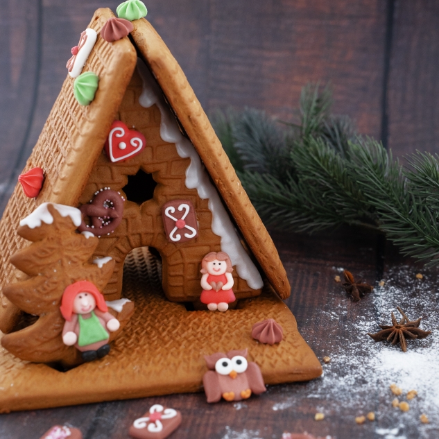Günthart 41-teiliges Lebkuchenhaus-Set aus Zucker 