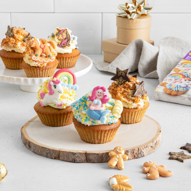 BackDecor 8 Einhörner aus Zucker, VKE mit 15 Stück 