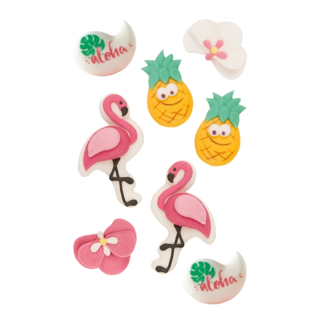 BackDecor 8 Aloha Flamingos aus Zucker 