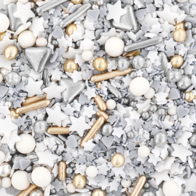 BackDecor Premium Streuselmix White Glam, 100 g 