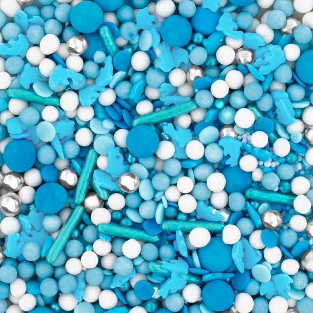 BackDecor Premium Streuselmix Blue Waves, 110 g 