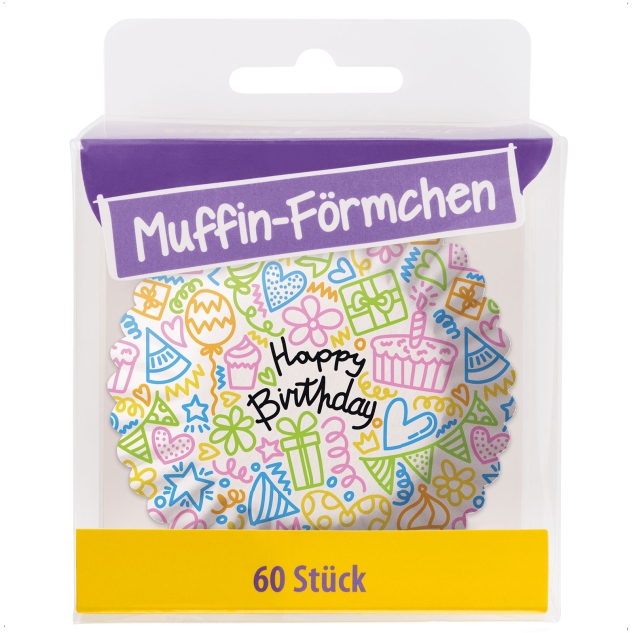 BackDecor 2 x 8 Stück Muffinförmchen verschiedene Papierförmchen für Cupcakes Muffins und Gebäck 