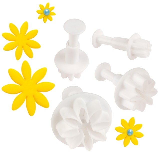 Fondant Ausstecher Set Blumen 