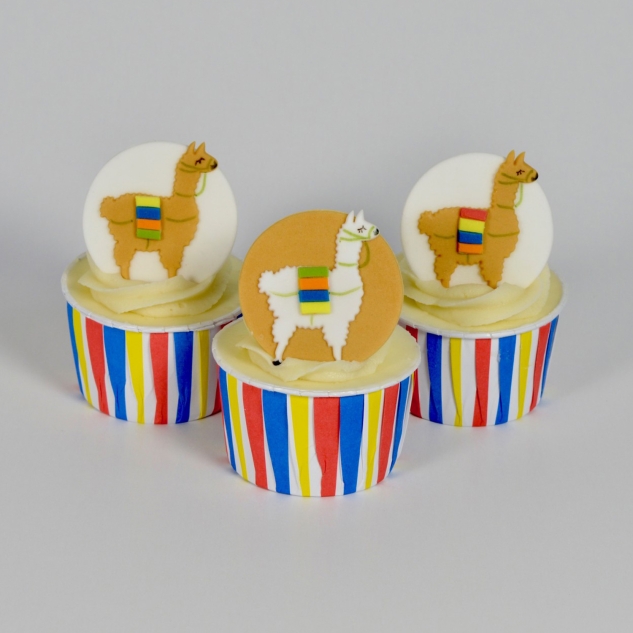 1 FMM Lama Ausstecher Set | Alpaka | Südamerika | Tortendeko | für Fondant 
