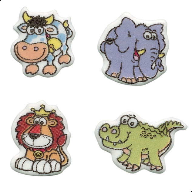 100 Dekor Kleinteile, Tiere, sortiert 