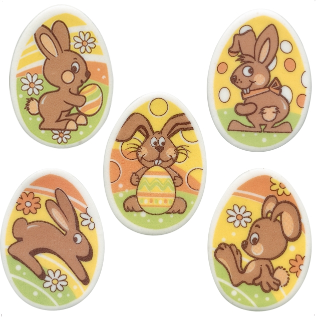 Günthart 100 eiförmige Dekorschilder Ostern 