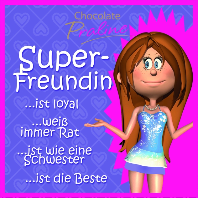 Günthart 12 Stück Pralinenbox Superfamily Täschchen rot blau rosa braun schwarz grün lila orange 