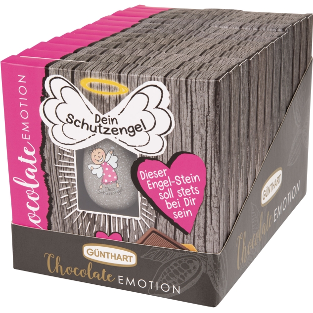 12 Stück Chocolate Emotion Präsent Schutzengel 