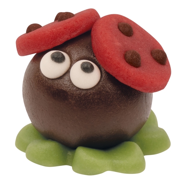 50 Marzipan Glückskäfer in Box 