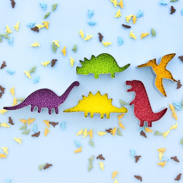 1 Keksausstecher Set Dinos 