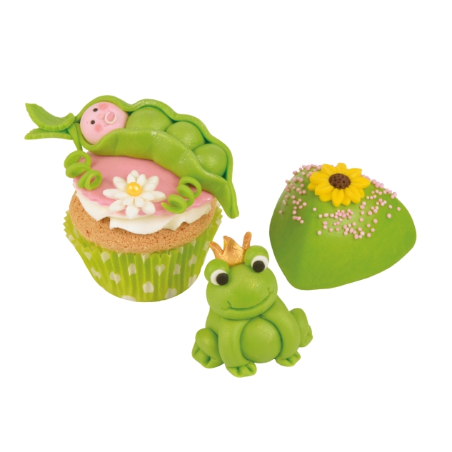 BackDecor Fondant grün, 2 x 250 g 100% Vegan, Palmölfrei, Reißfest 