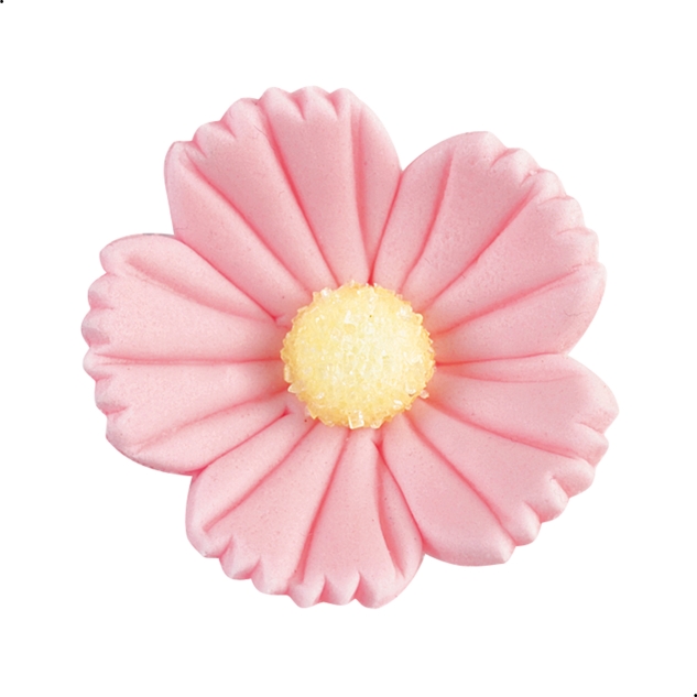 Günthart 24 Blumen rosa aus Zucker 