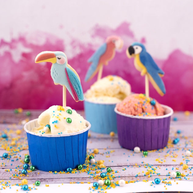 BackDecor Fondant blau, 250 gr | 100% Vegan | Palmölfrei | Reißfest 