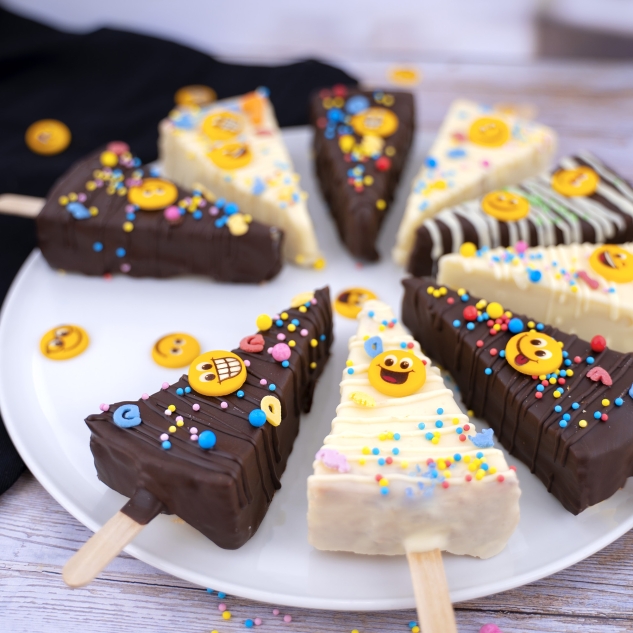 BackDecor 15 Happy Faces aus weißer Schokolade 