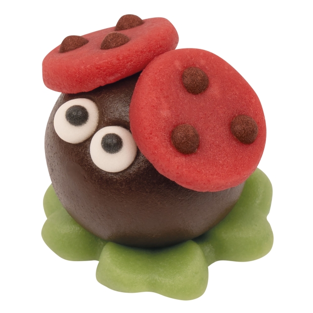 50 Marzipan Glückskäfer in Box 