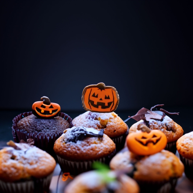 Günthart 72 Halloween Aufleger, aus weißer Schokolade 