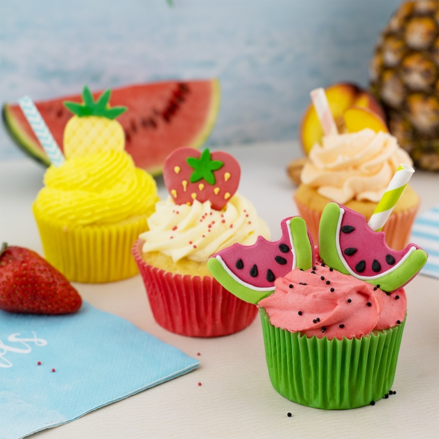 50 Muffinförmchen, grün 