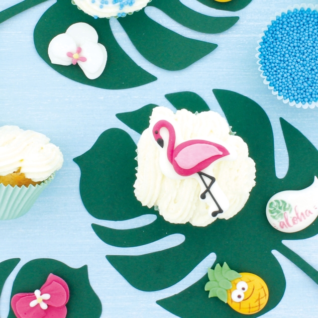 BackDecor 8 Aloha Flamingos aus Zucker 