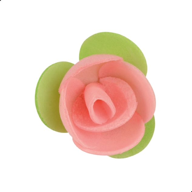 150 Stück Oblaten Rosen bunt in 6 Farben orange, gelb, rot, rosa, blau, grün, weiss 