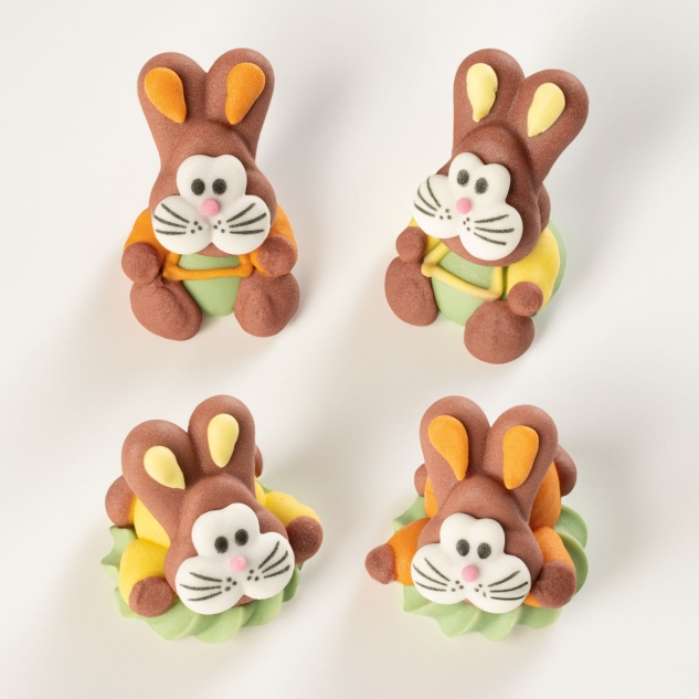 48 Zucker- Osterhasen, sitzend 