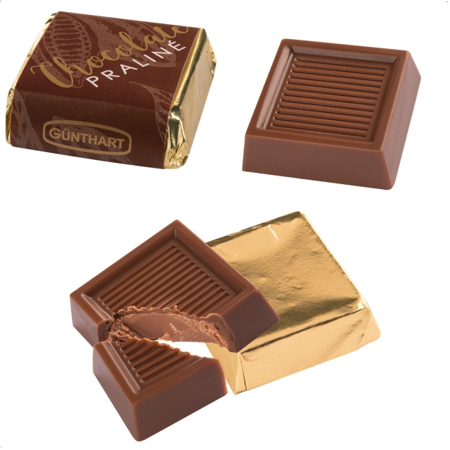 10 Stück Pralinenpräsent Weihnachtsstern 